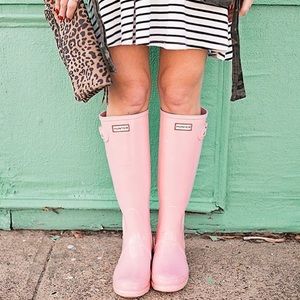 Hunter Tall Pink Boots